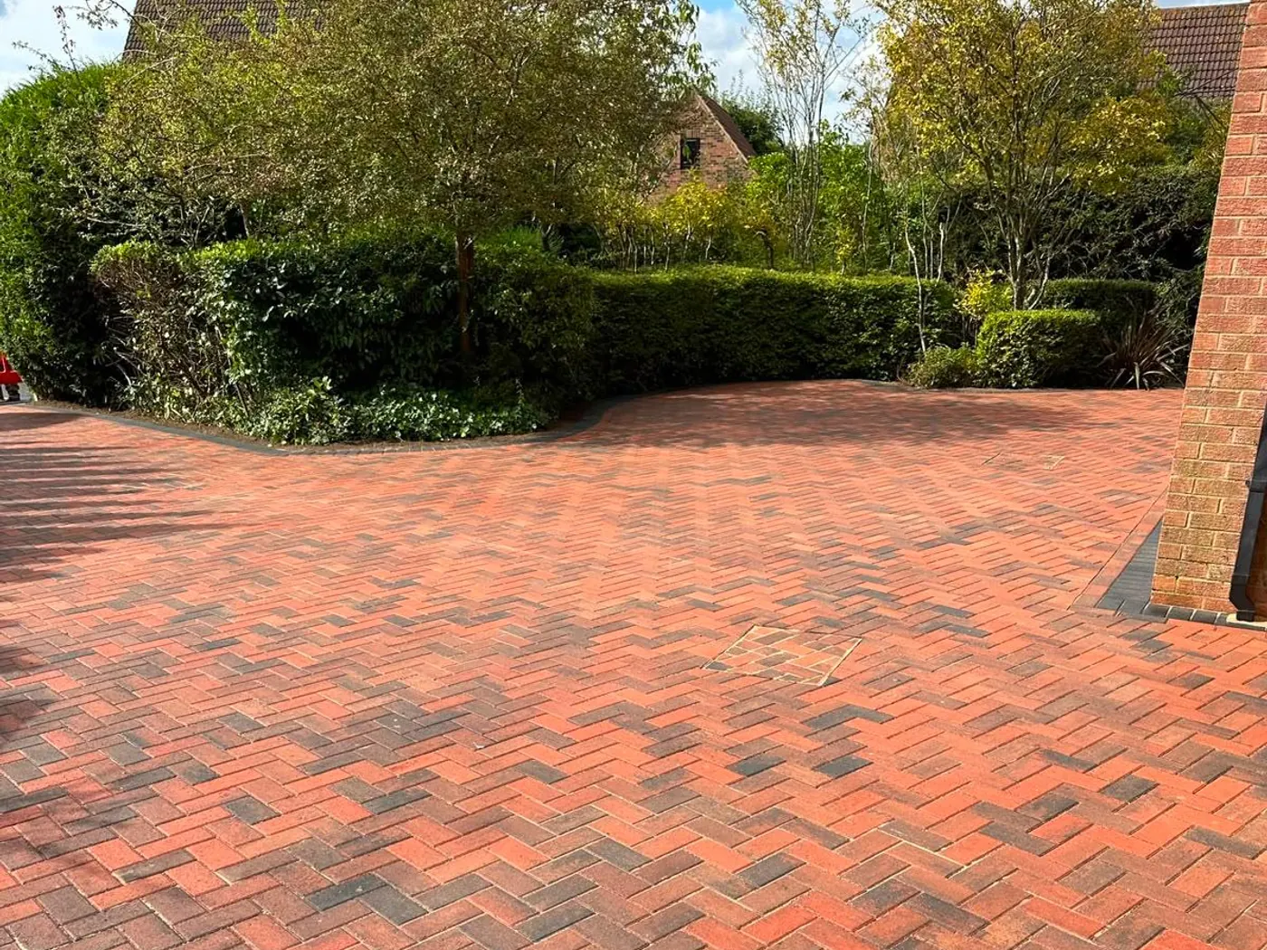 Block paving driveway