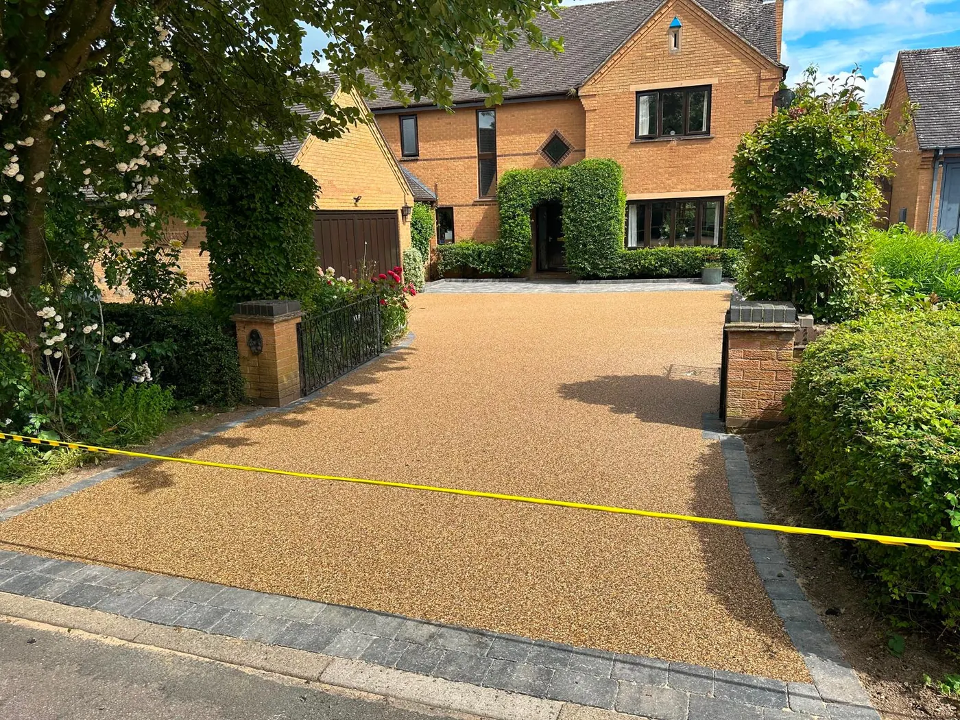 Resin driveway