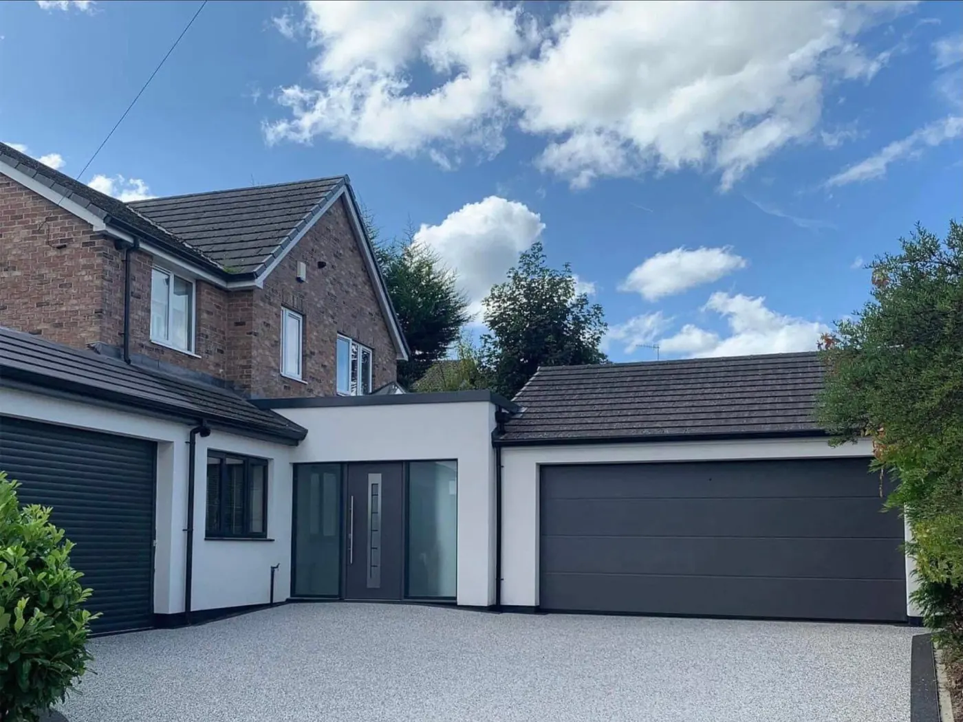 Resin driveway