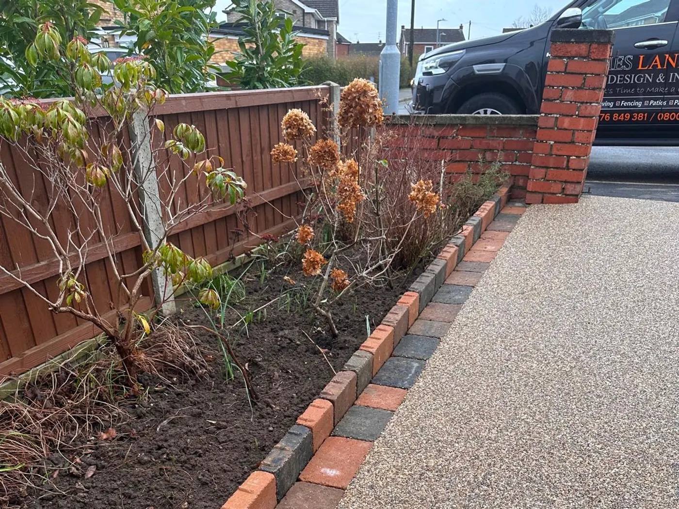 Resin driveway