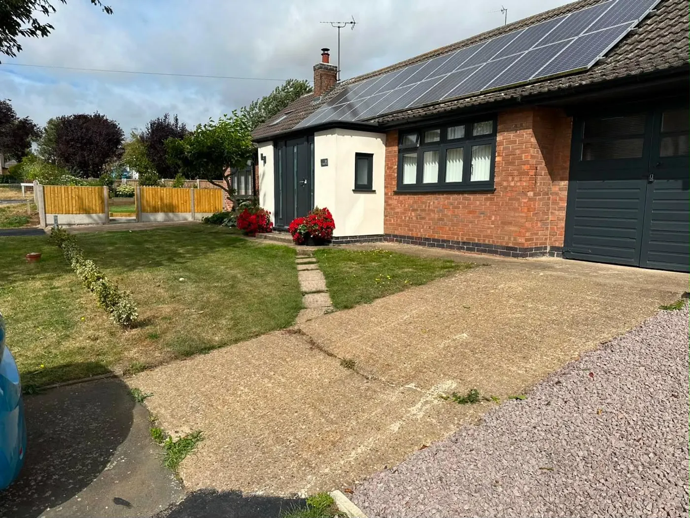 Resin driveway before
