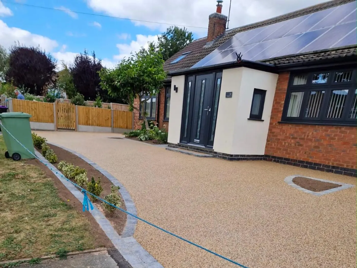 Resin driveway after