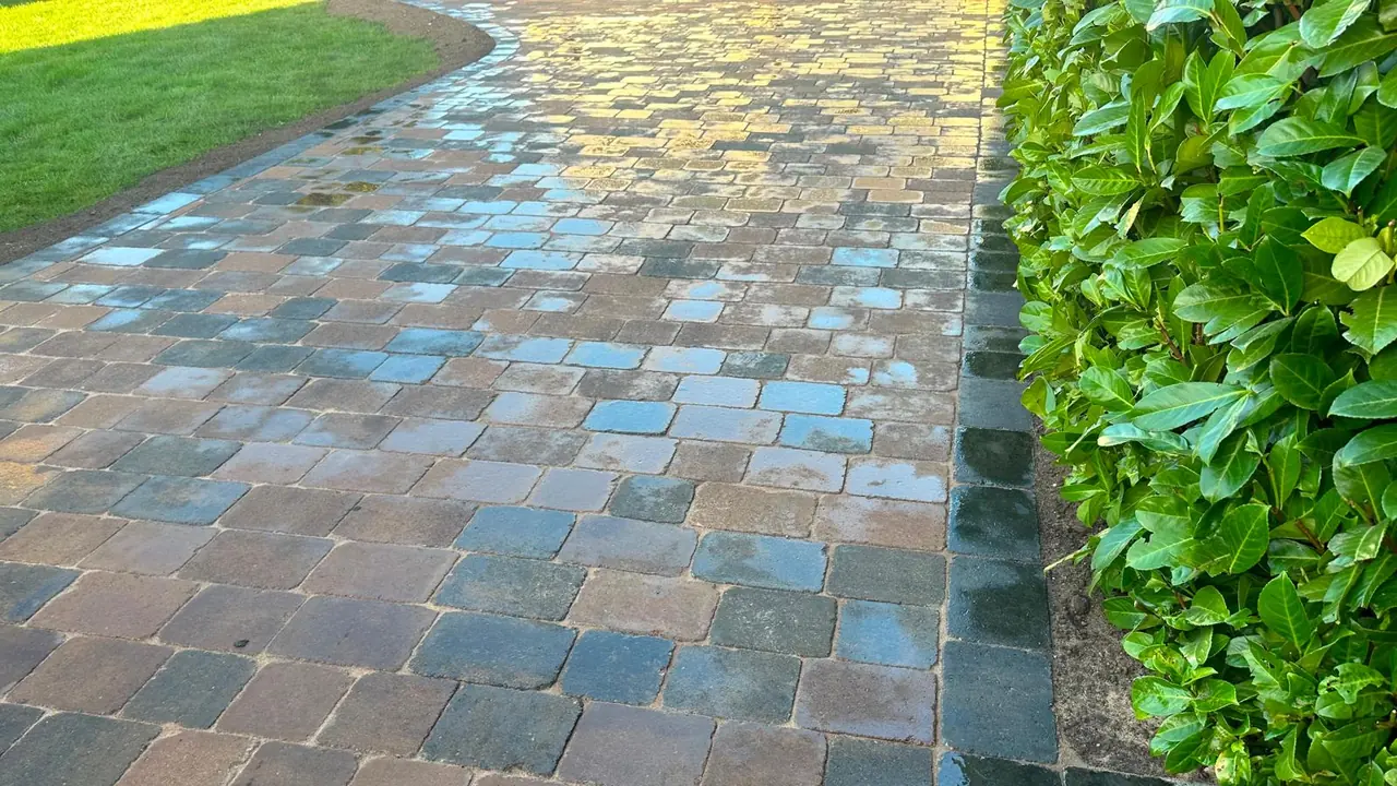 Driveway Cleaning & Sealing by Holmes Landscapes