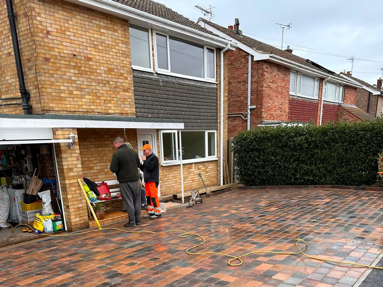 Example of driveway repairs work by Holmes Landscapes